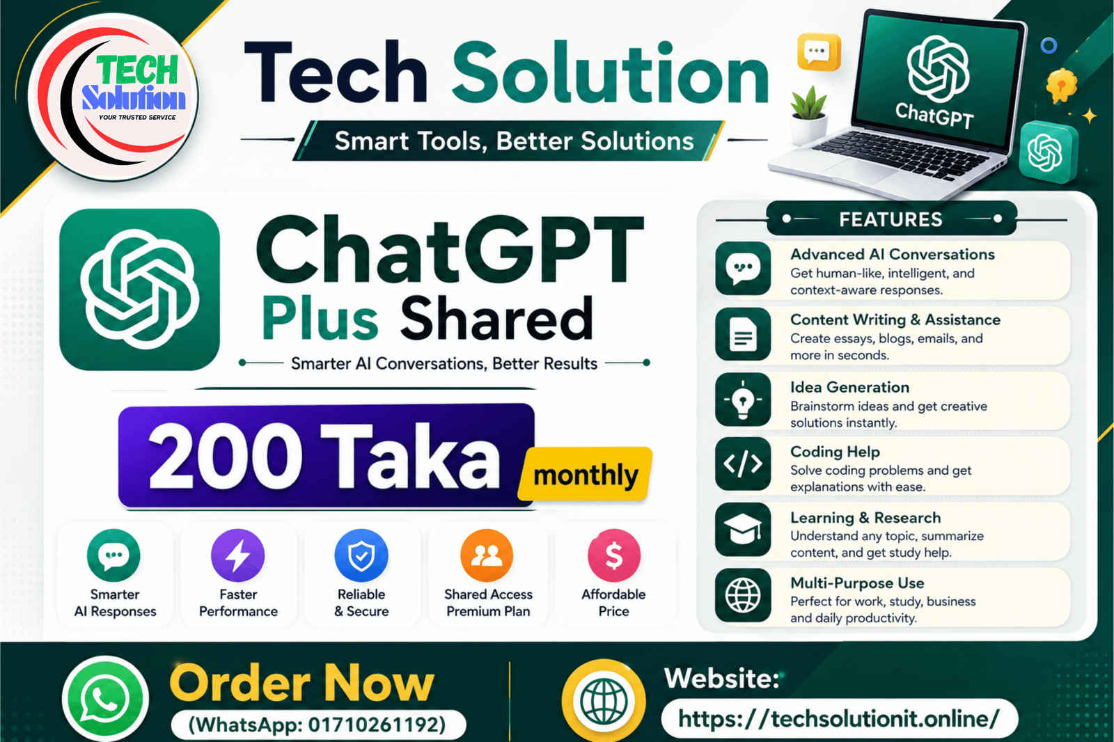 ChatGPT Plus Shared